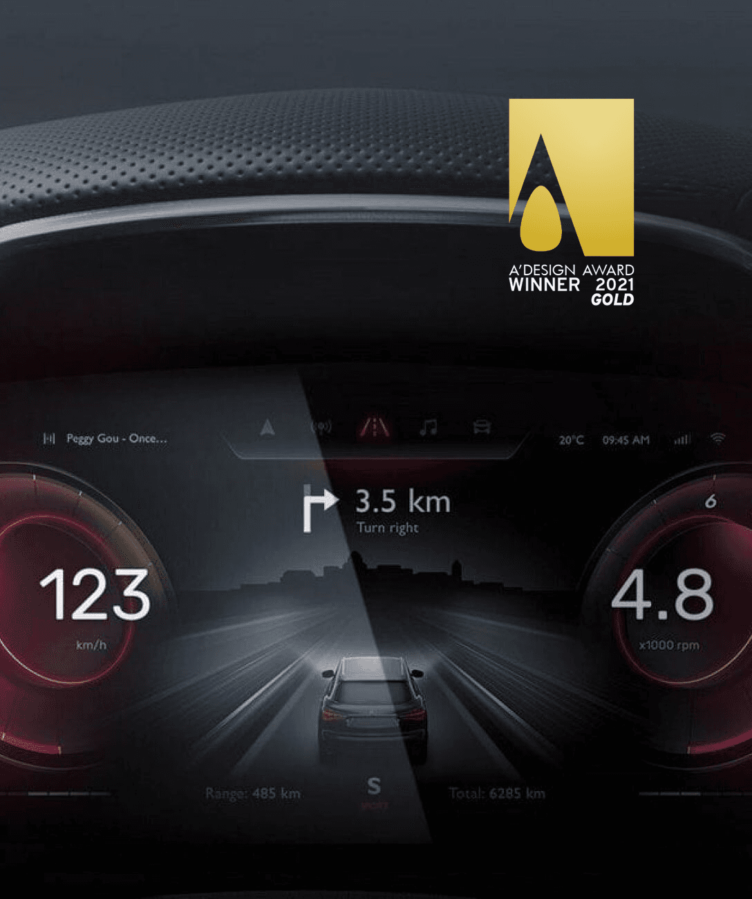 SAIC HMI framework development for MG models Rlf5pb5m