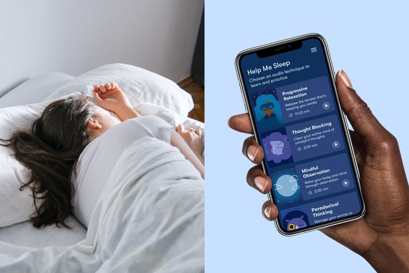 digital therapeutics app - sleepio 