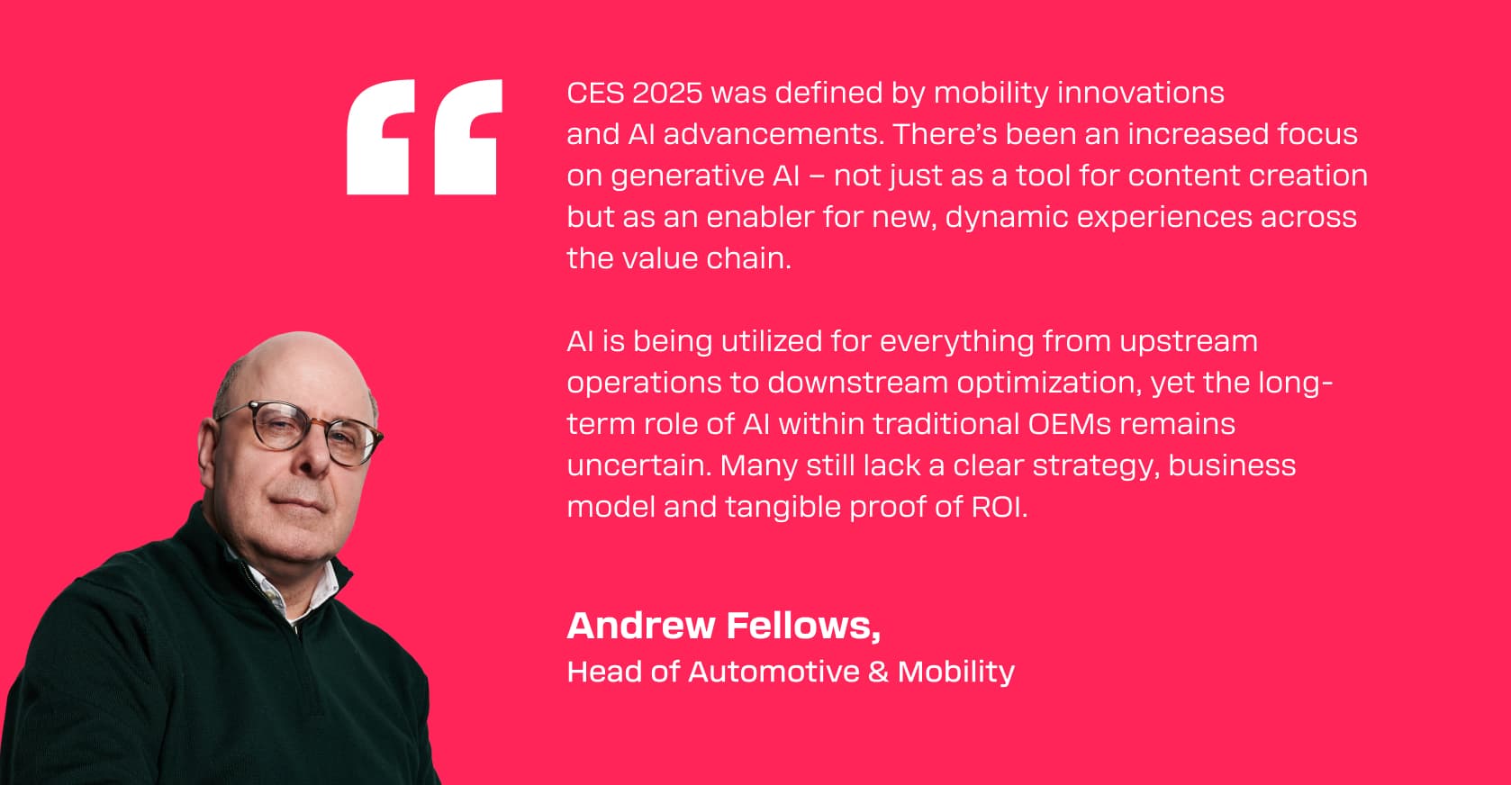 Andrew Fellows on CES 2025