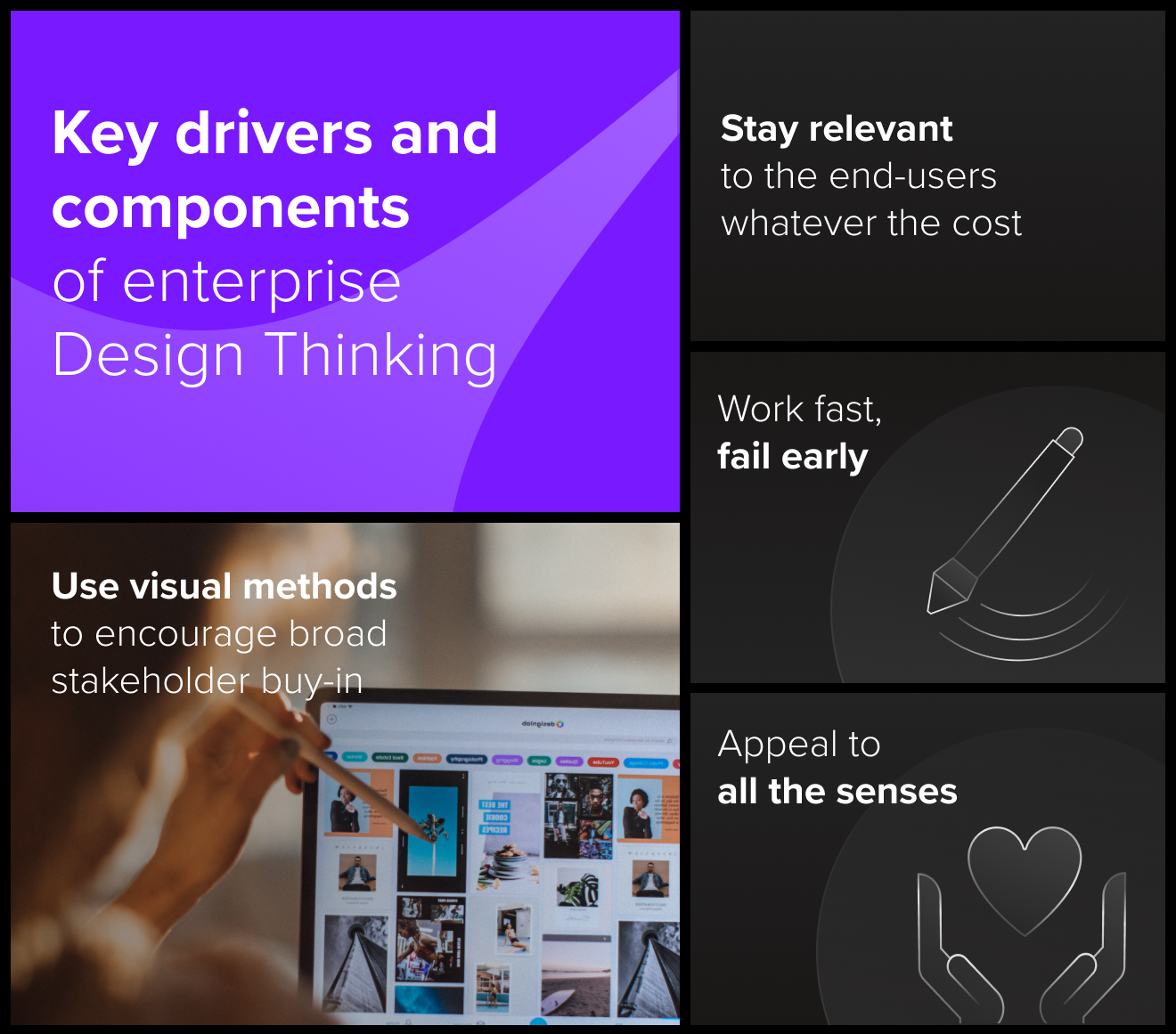 key drivers of enterprise design thinking