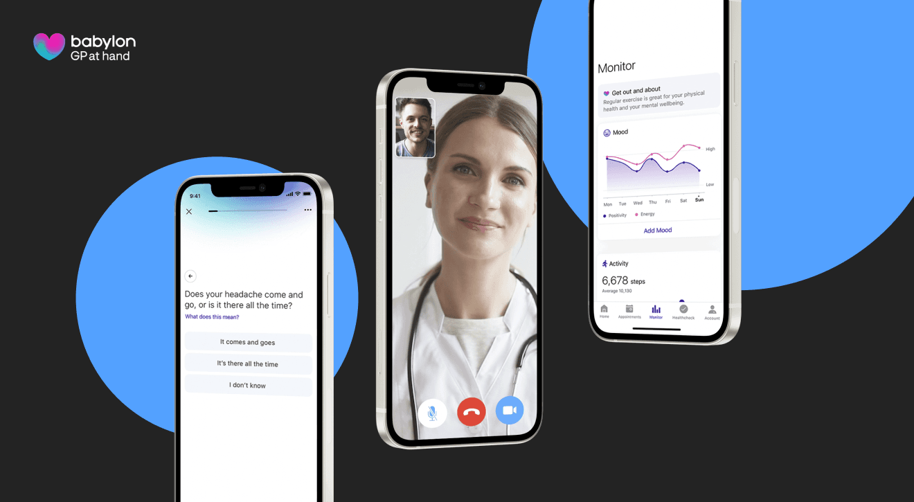 Babylon Health - conversational interface design