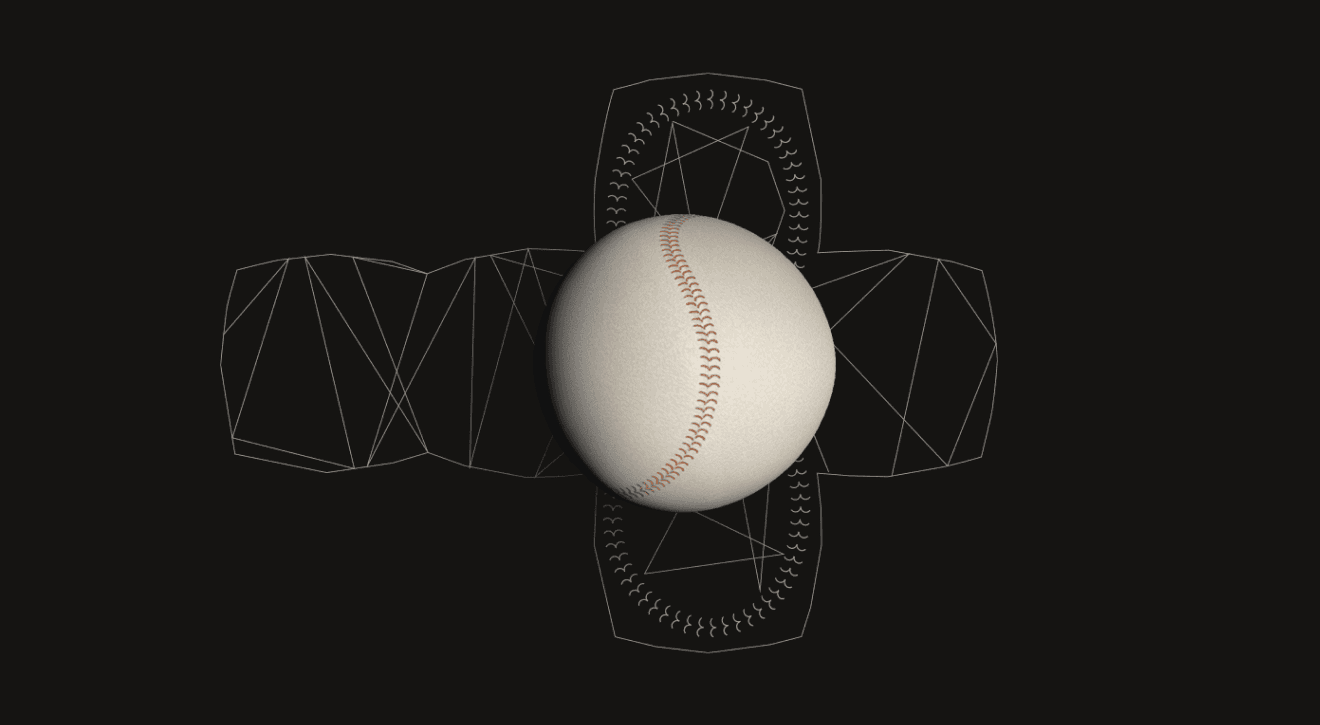 The render result of applying texture and lighting