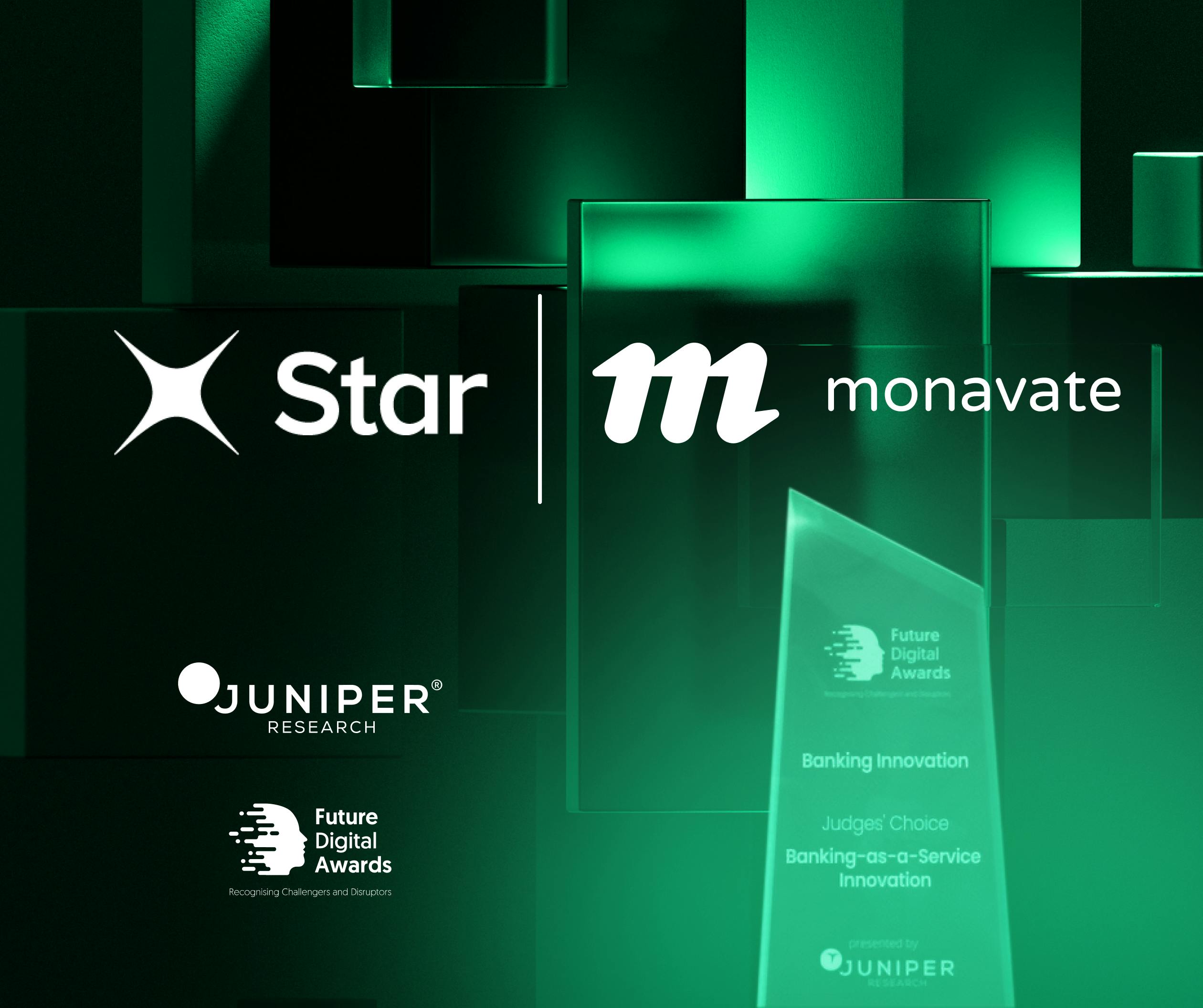 Star & Monavate - Platinum Award Winner for Fintech & Payments 2023 R1hbapm