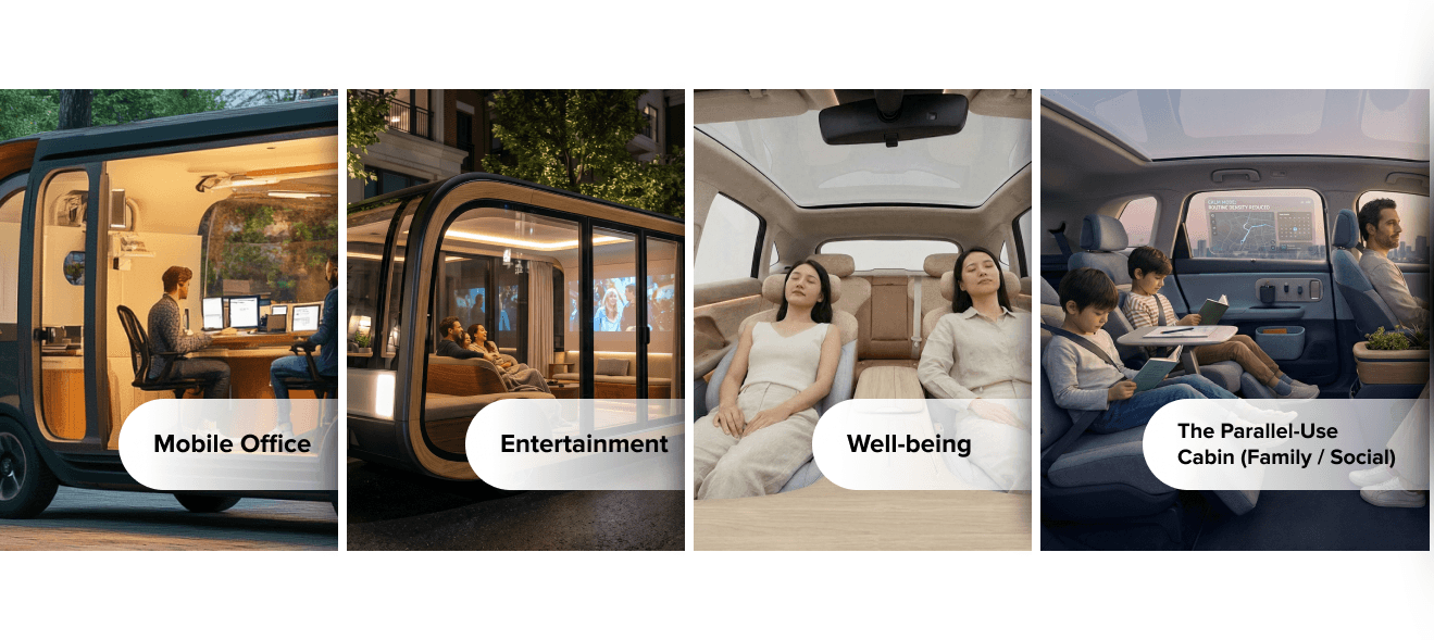 Emerging in-cabin use cases