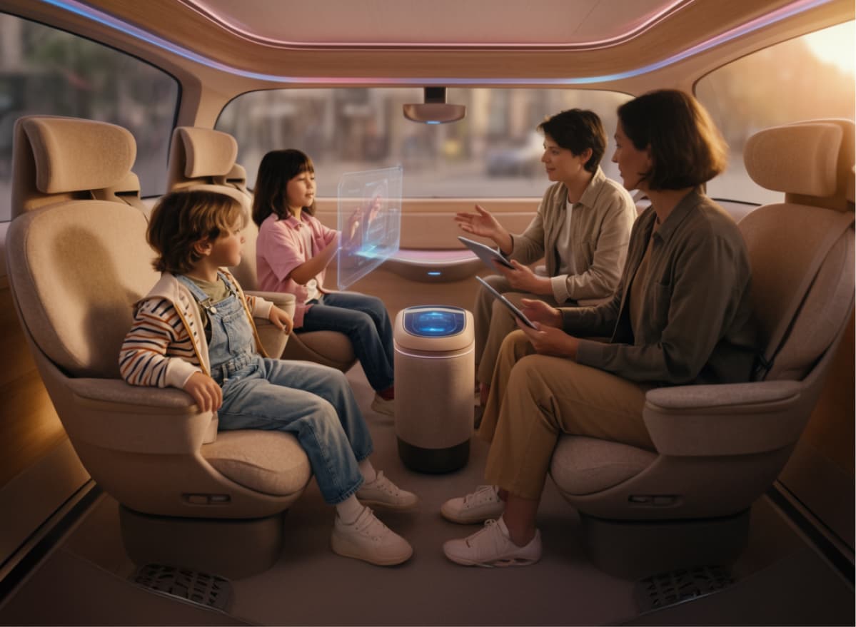 Autonomous Vehicle Cabin Experience: From Driver Space to Experience Space R1hbib9m